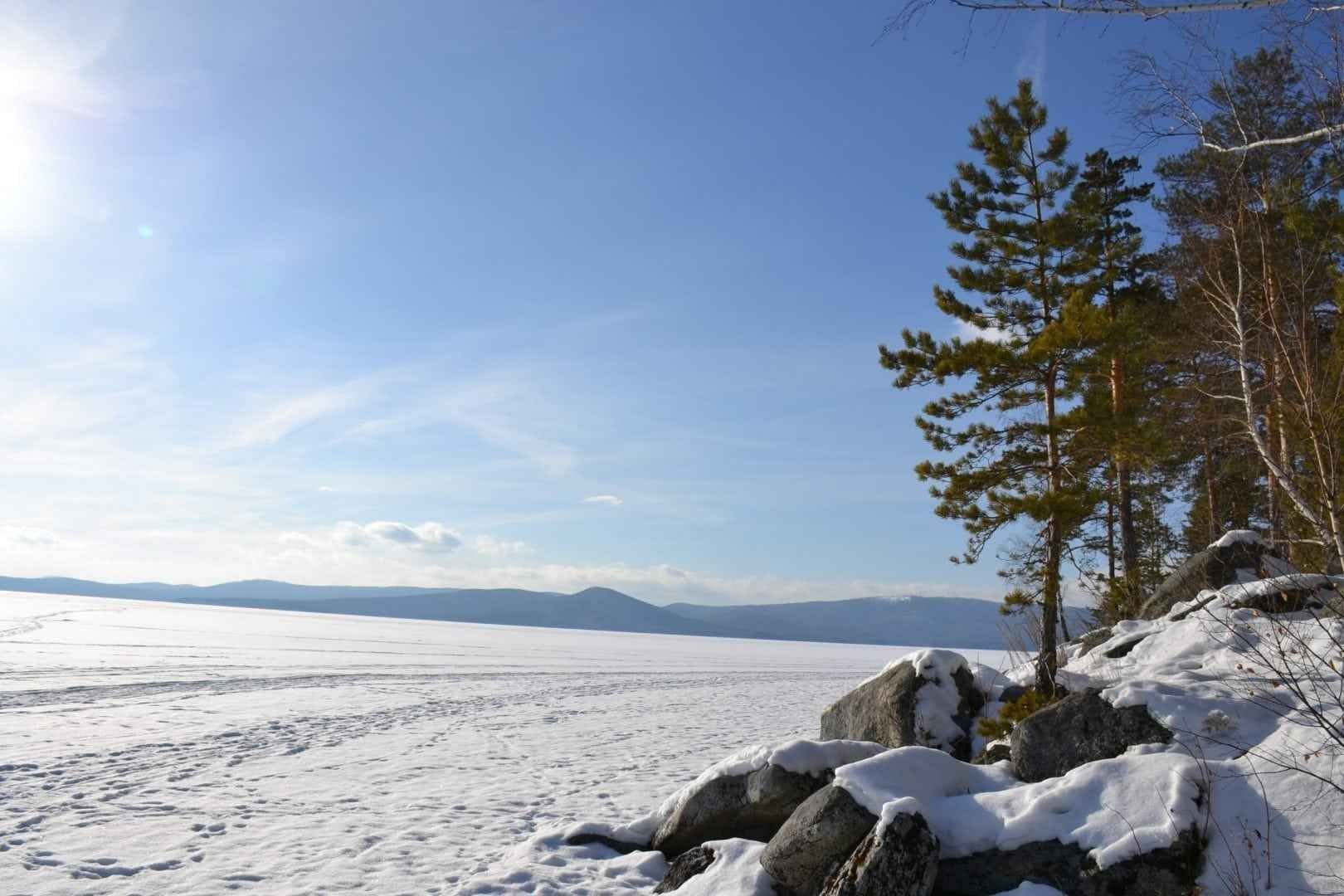 Тургояк русская Швейцария зимой