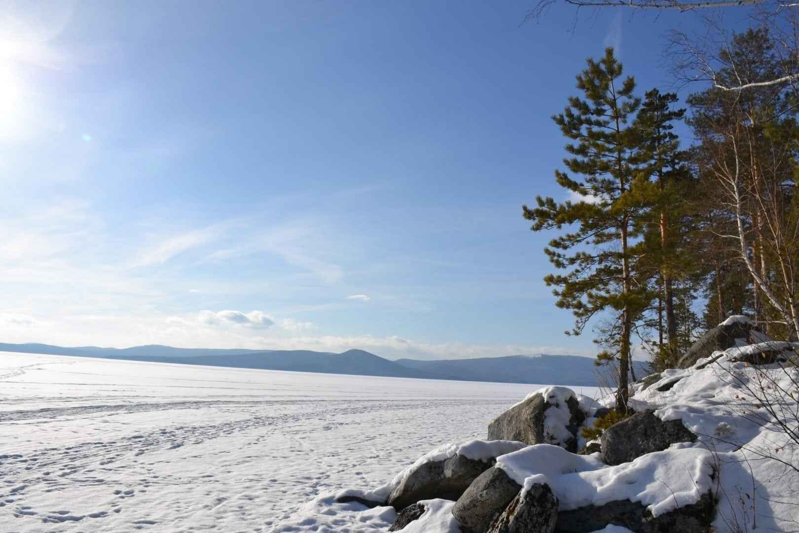 Остров веры зимой