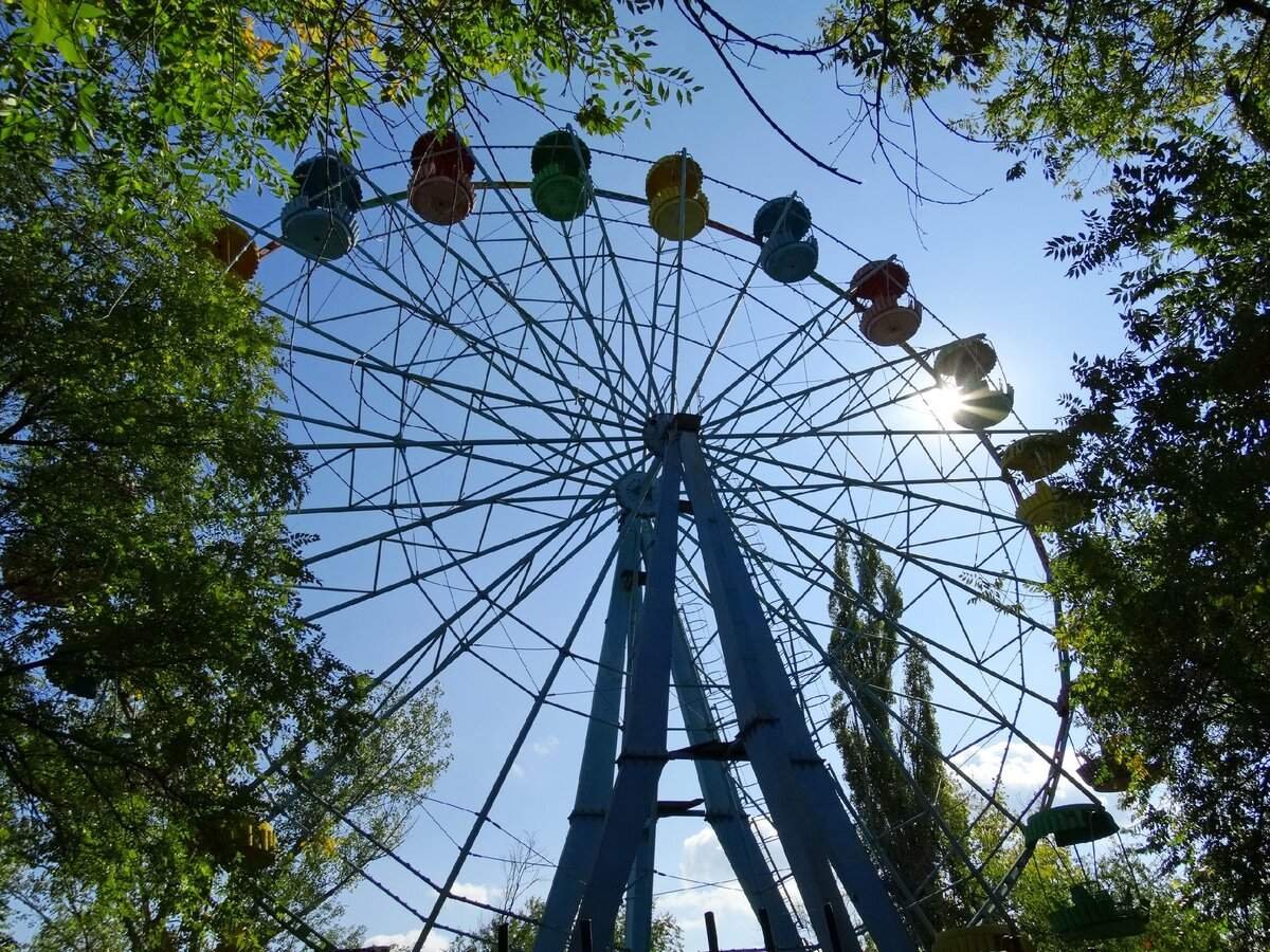 Парк Грачевский парк колесо обозрения