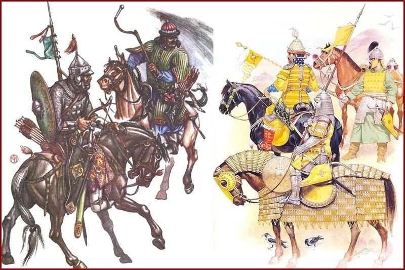 Какую тактику монголы использовали против самих монголов
