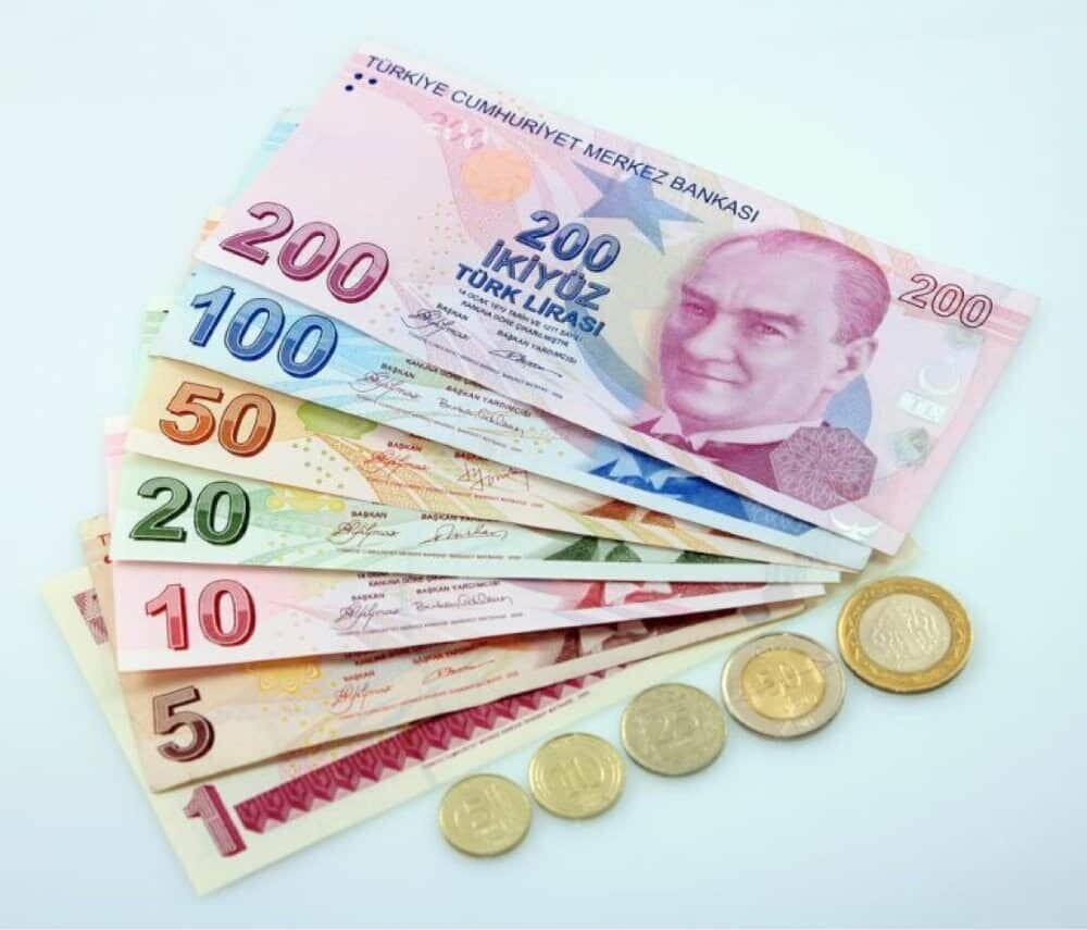 Денежные средства в национальной валюте. Валюта Турции. Турецкие бумажные деньги.