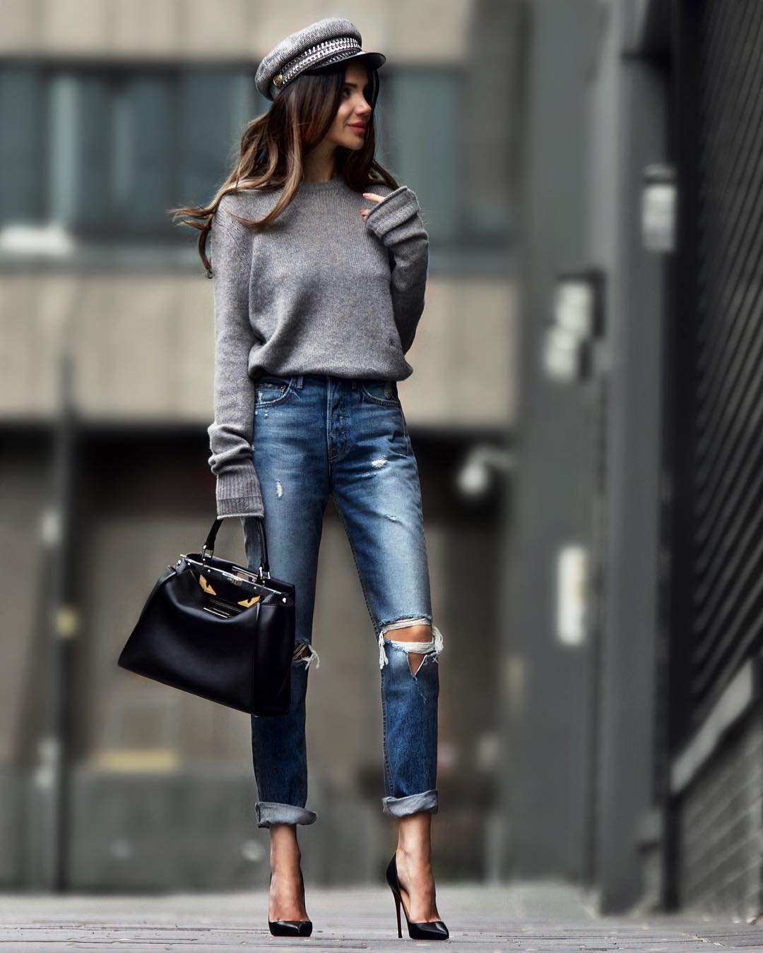 Модные женские образы с джинсами