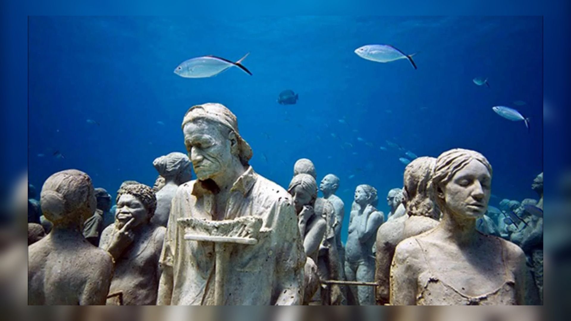 Музей подводных скульптур Мексика