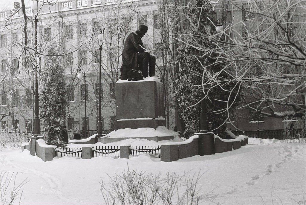 Памятник никитину в воронеже фото