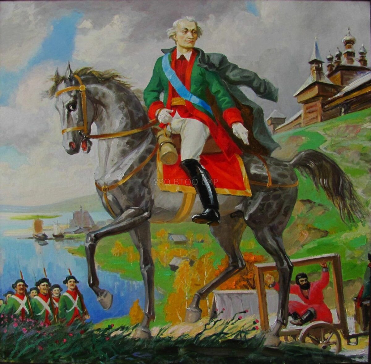 Суворов Александр Васильевич на коне
