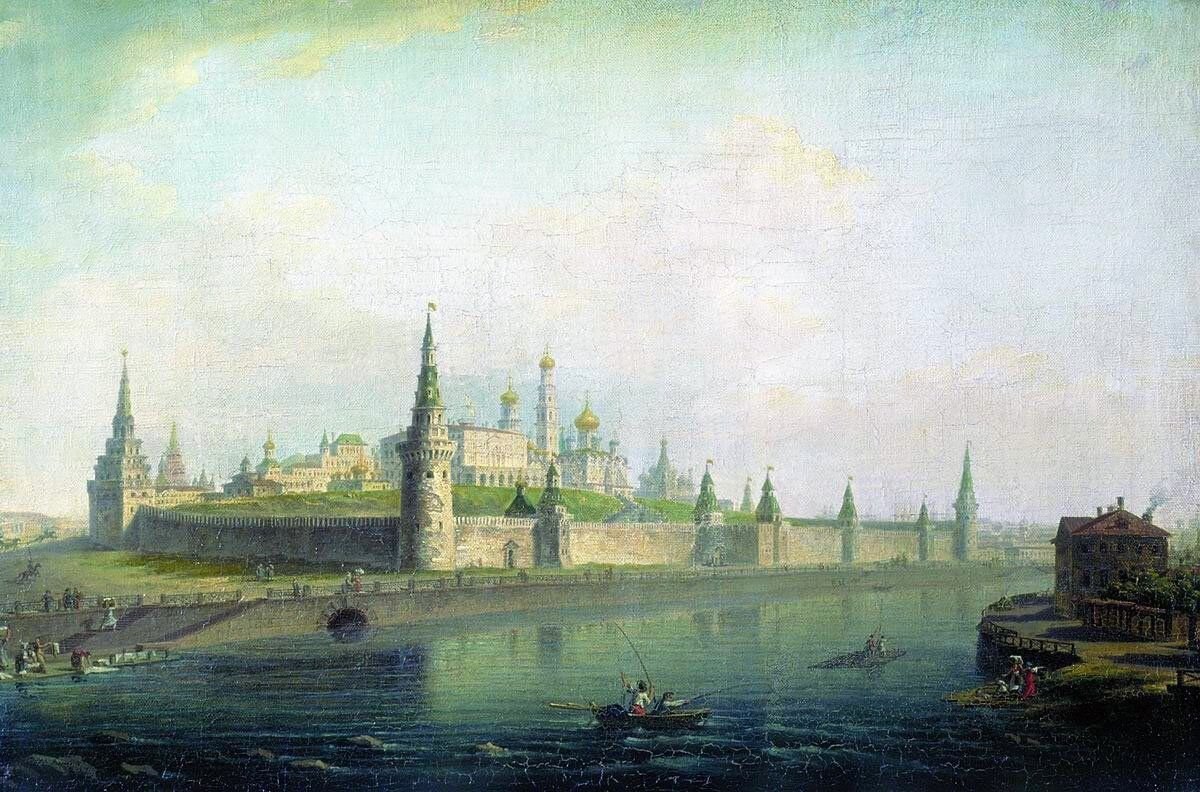 М Н Воробьев вид Московского Кремля 1818