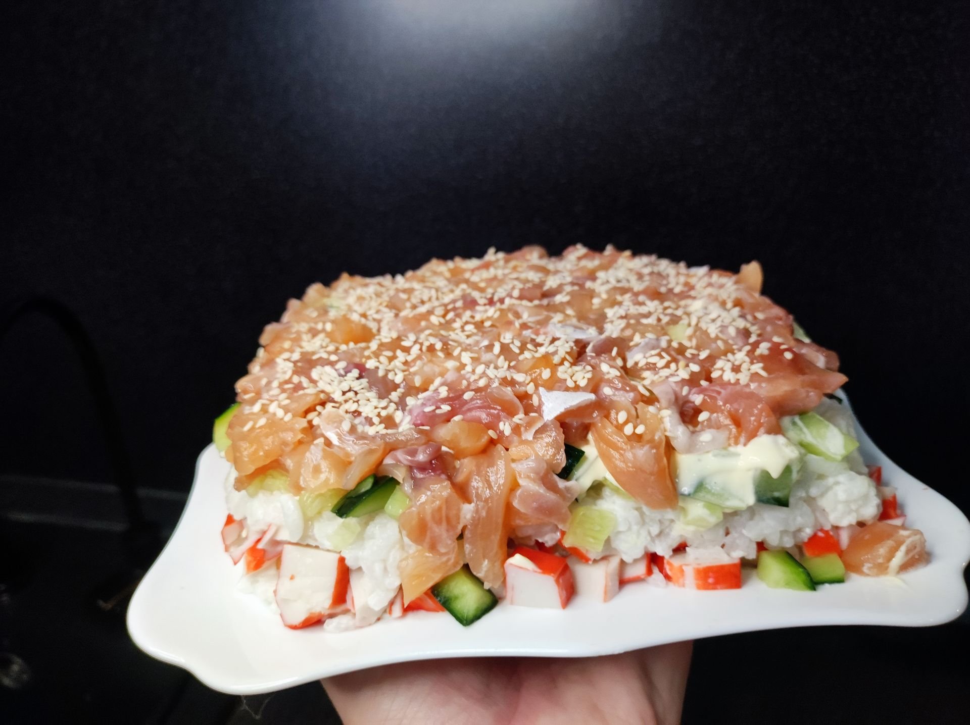 суши торт филадельфия рецепт с фото