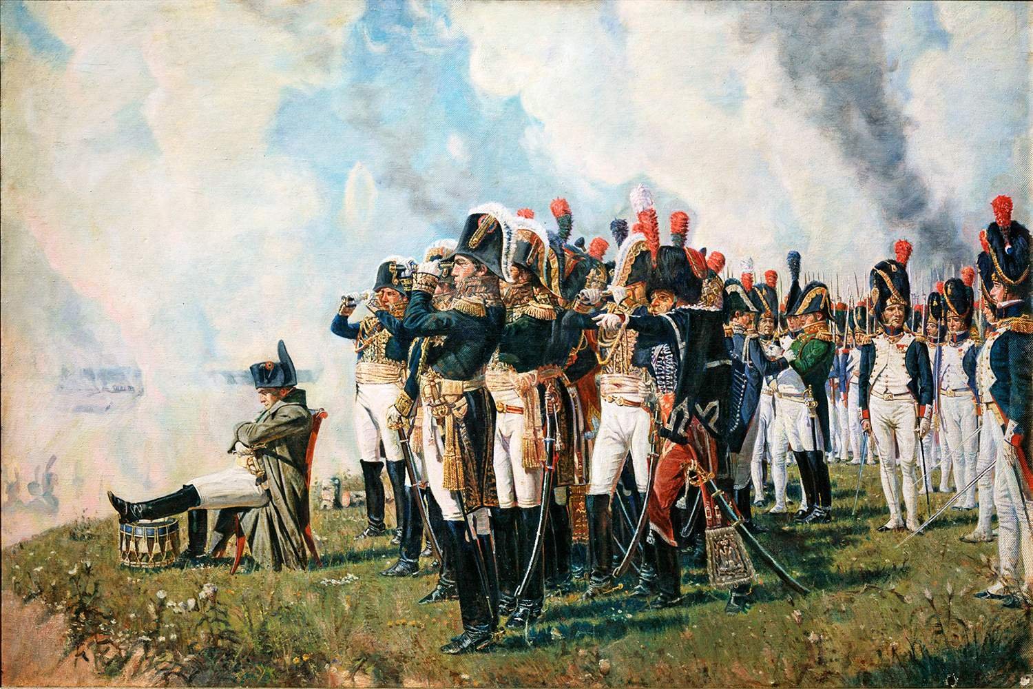 Картины о бородинском сражении 1812 года