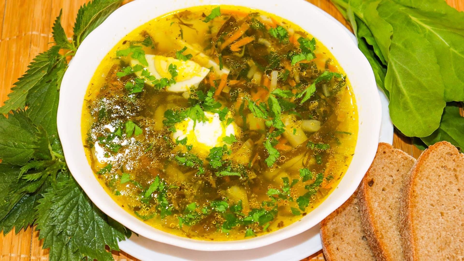 Суп с грибами и крапивой рецепт с фото