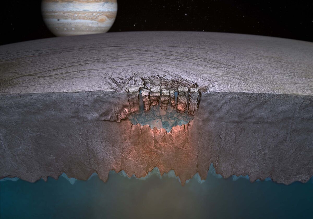 Жизнь на европе спутнике юпитера картинки