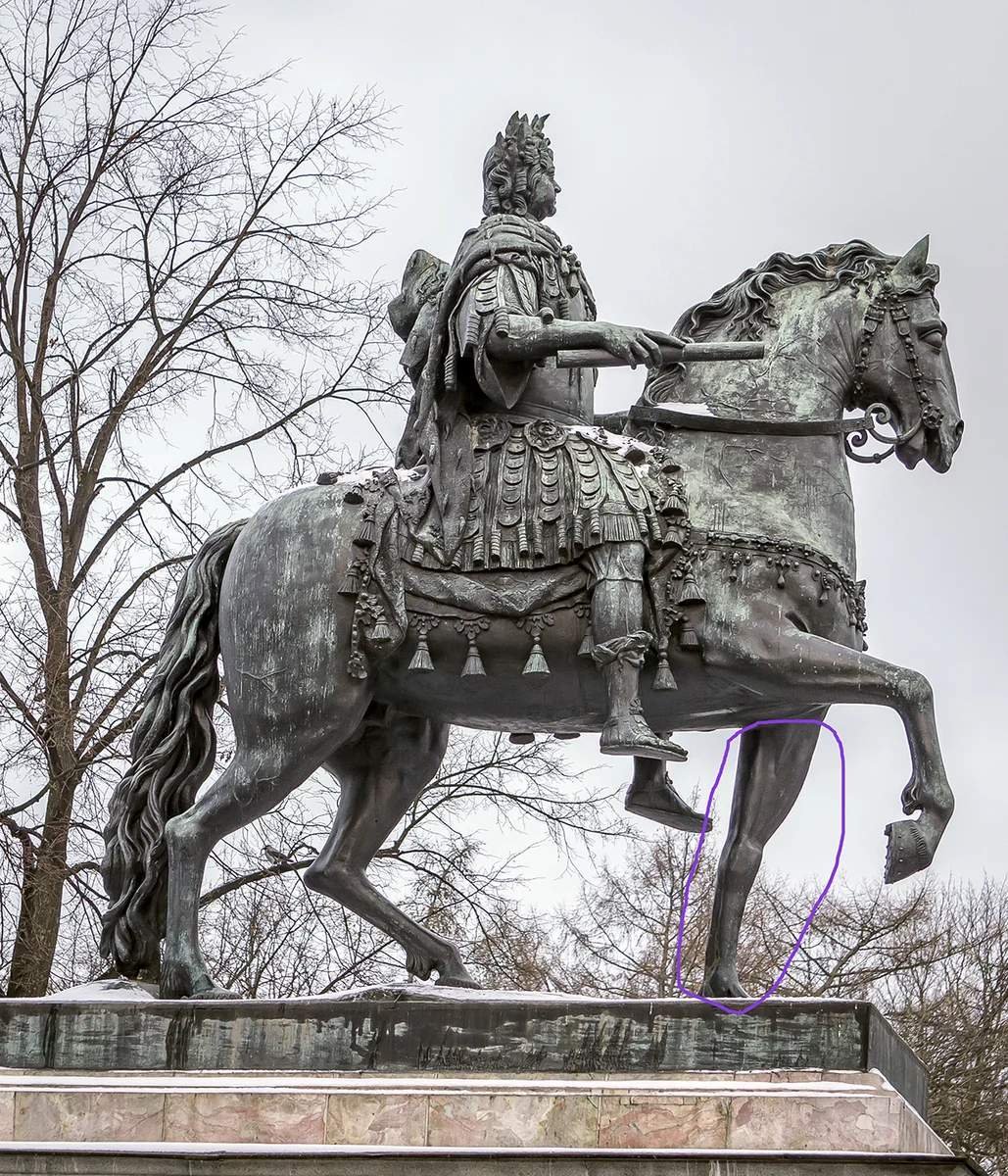 памятник петру 1 в санкт петербурге у михайловского замка