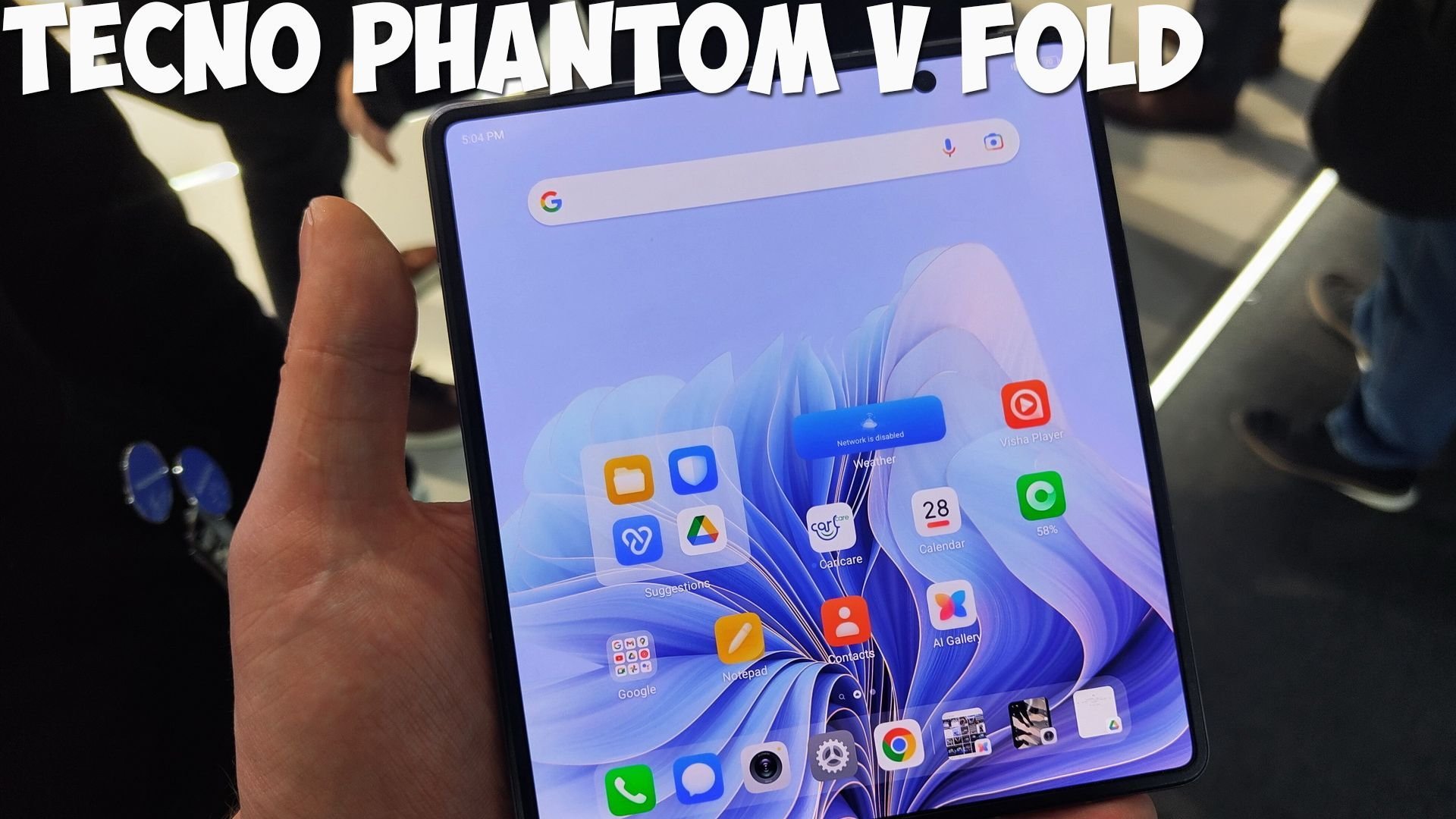 Tecno phantom v flip