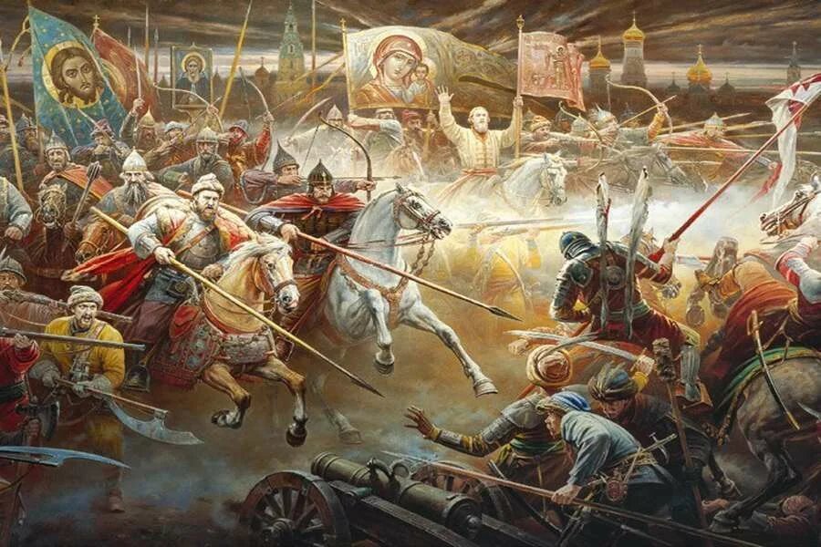 Картина поляки в москве