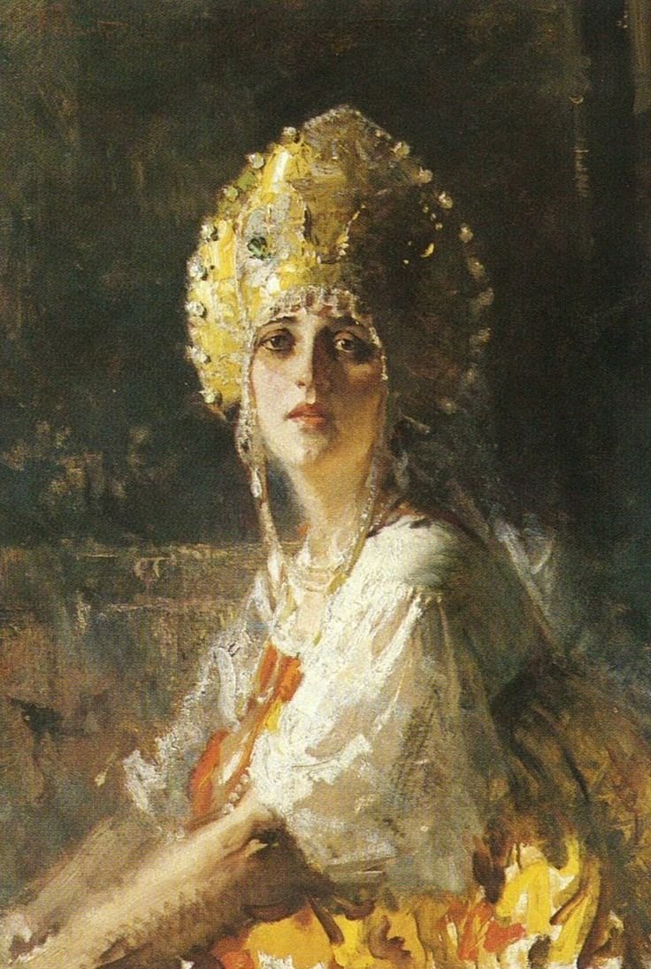 Константин Маковский. Русская красавица. 1900-Е
