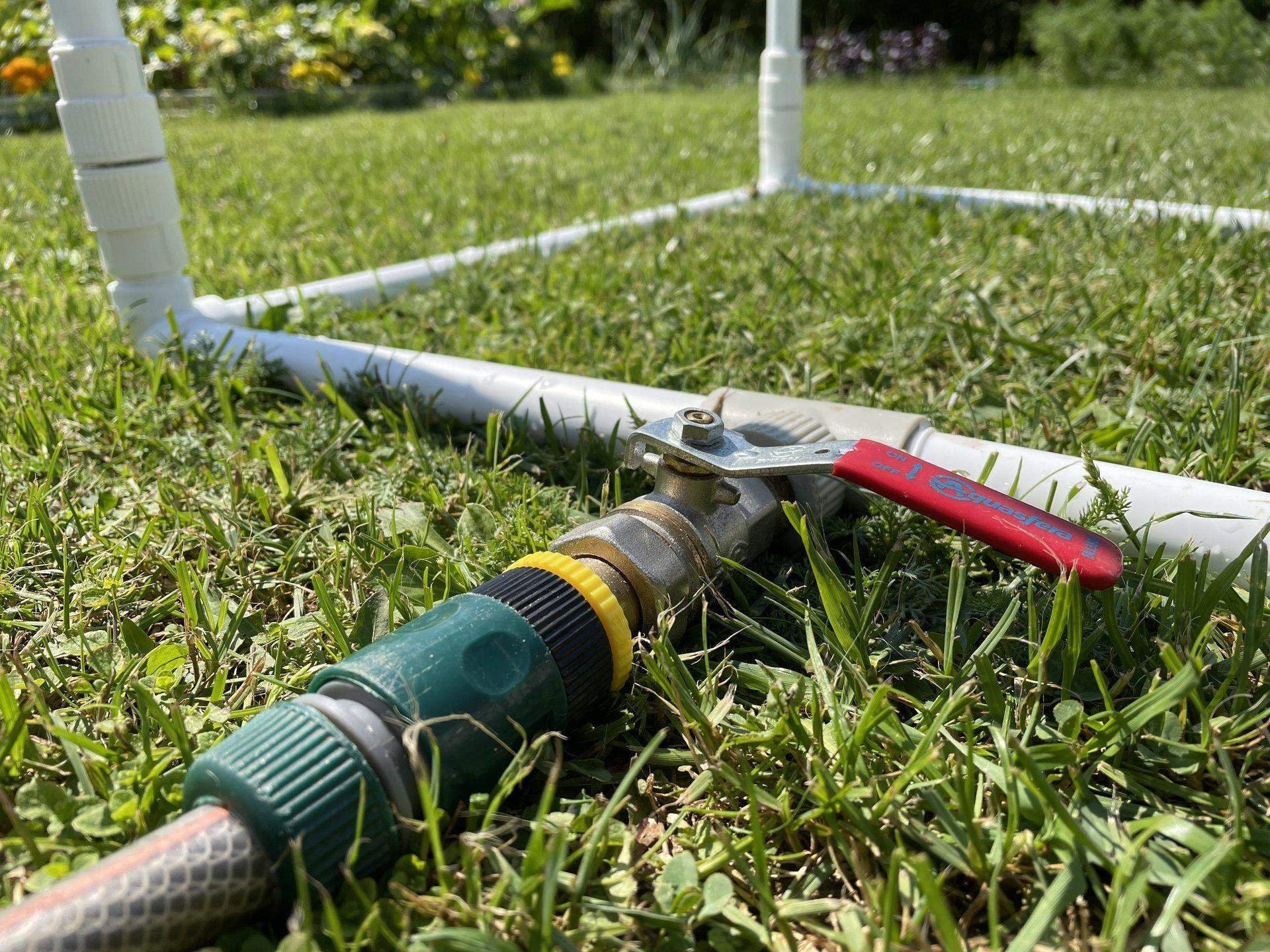 Зонт из полипропиленовых труб своими руками