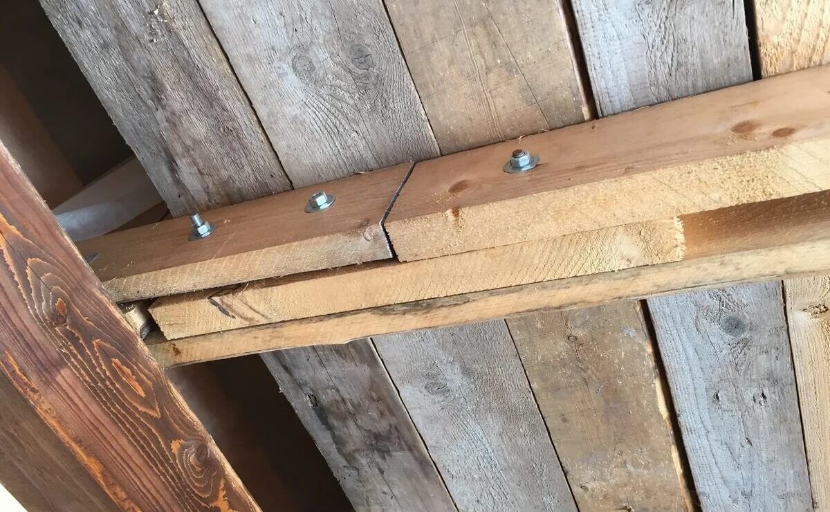 Брус из досок своими руками на гвоздях