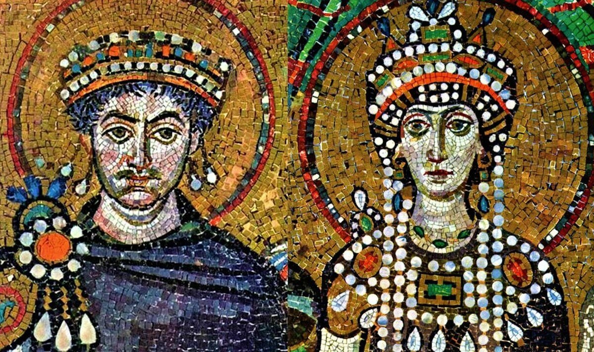 Император Юстиниан и Императрица Феодора