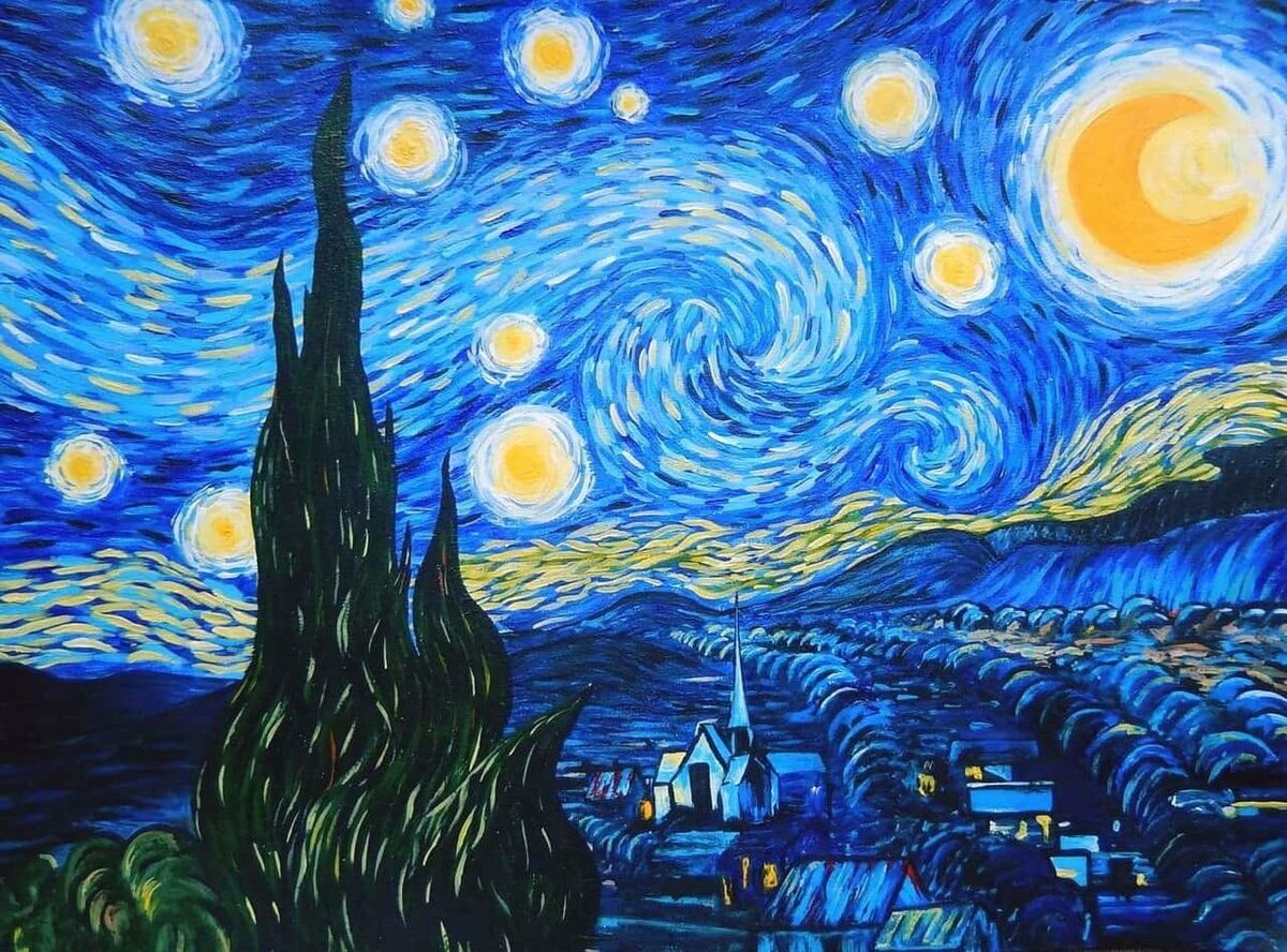 Картина звездная ночь. «Звёздная ночь» Ван Гог. Ван Гог Звёздная ночь оригинал. Винсент Ван Гог картины Звездная ночь. Звездная ночь Ван Гога оригинал.