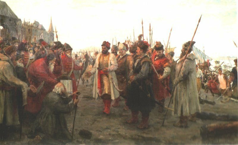 Какая группа людей изображена на картине степана разина