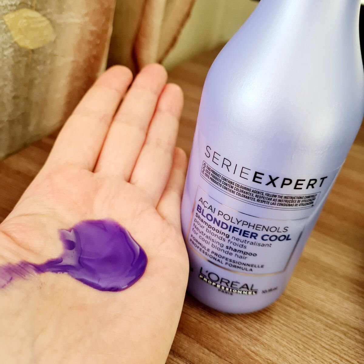 Тонирующий шампунь фиолетовый