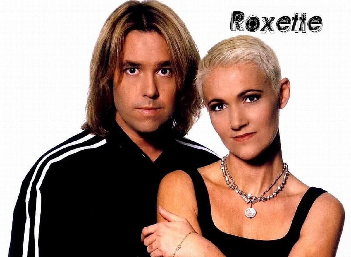 Группы 90 годов. Группа Roxette. Дуэт роксет. Шведский дуэт роксет. Группа Roxette в молодости.