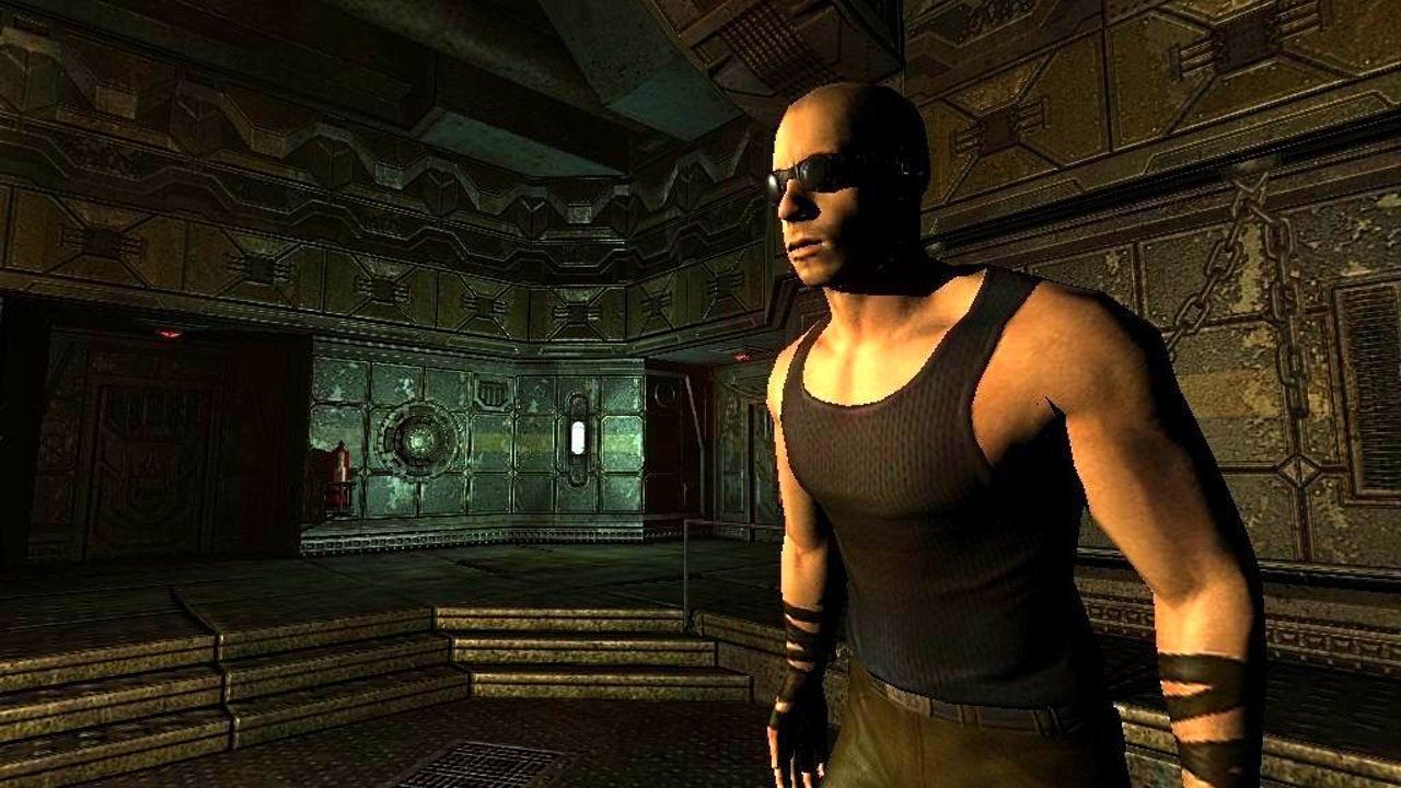 Стой поиграть. The Chronicles of Riddick Escape from Butcher Bay 2004. The Chronicles of Riddick игра. Riddick Escape from Butcher Bay. Игра the Chronicles of Riddick Escape from Butcher Bay.