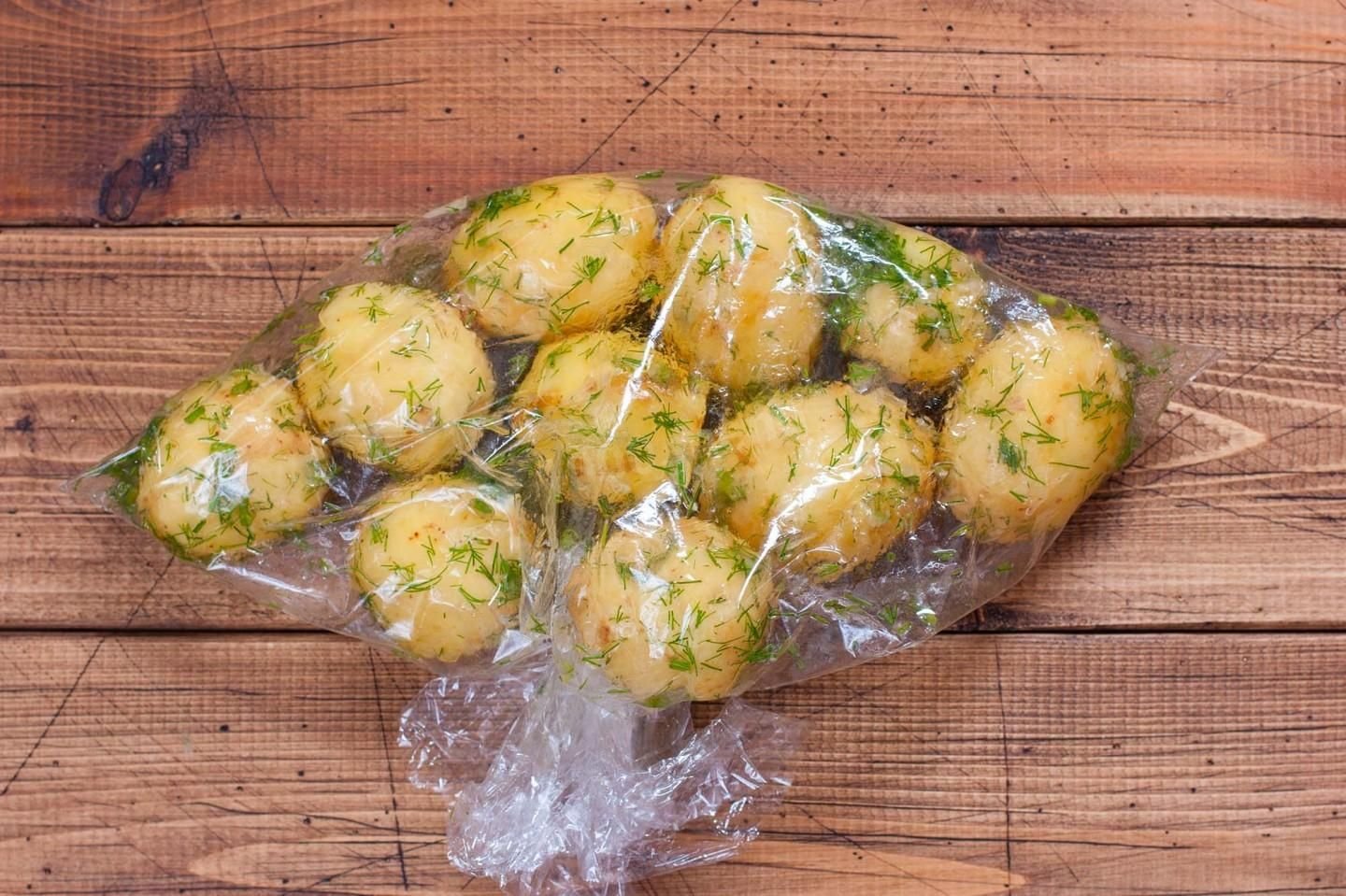 Картошка в пакете для запекания