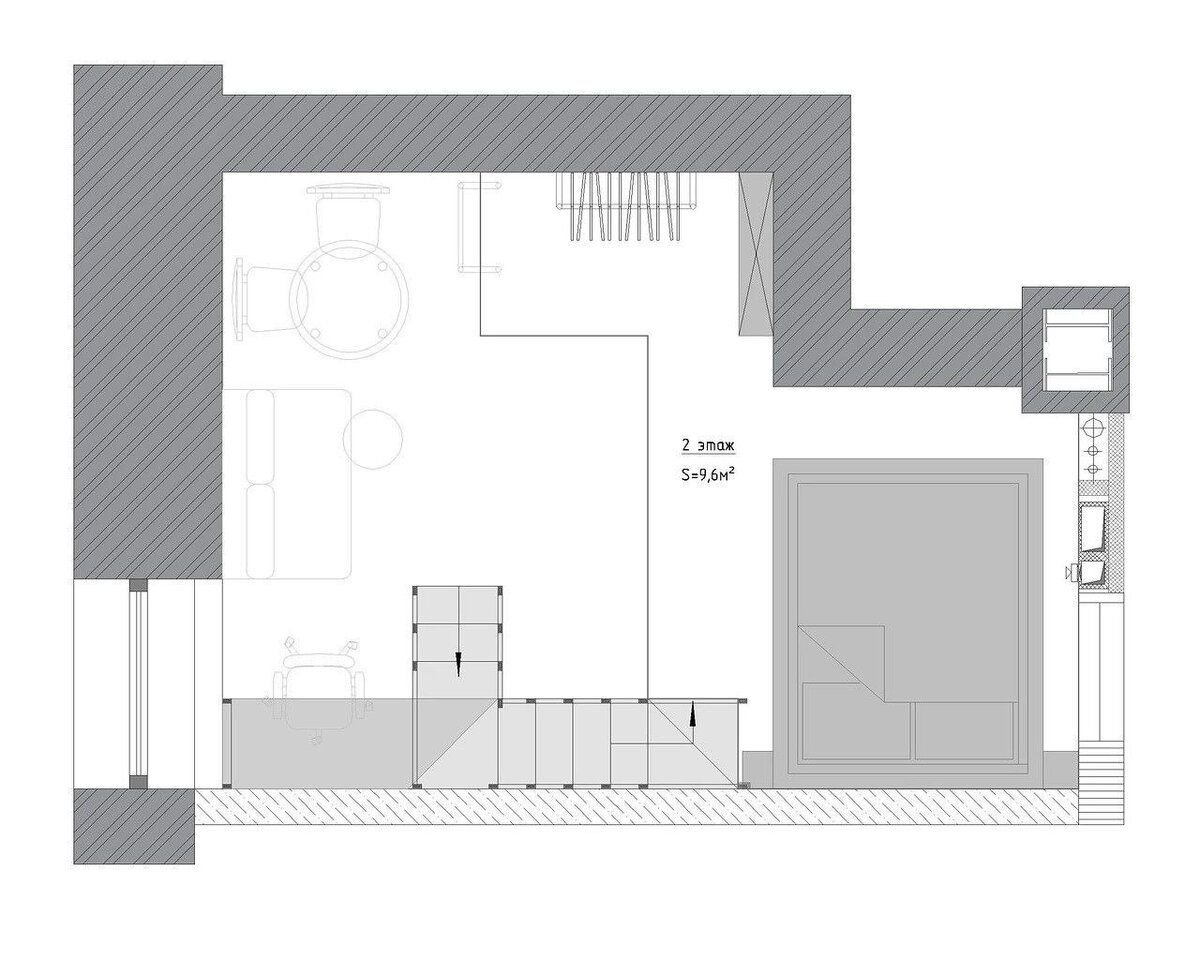 Уютная и функциональная студия на 20м²