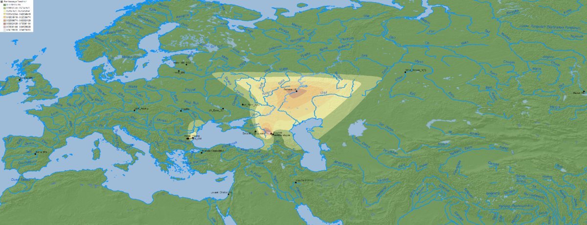 Ямная культура карта