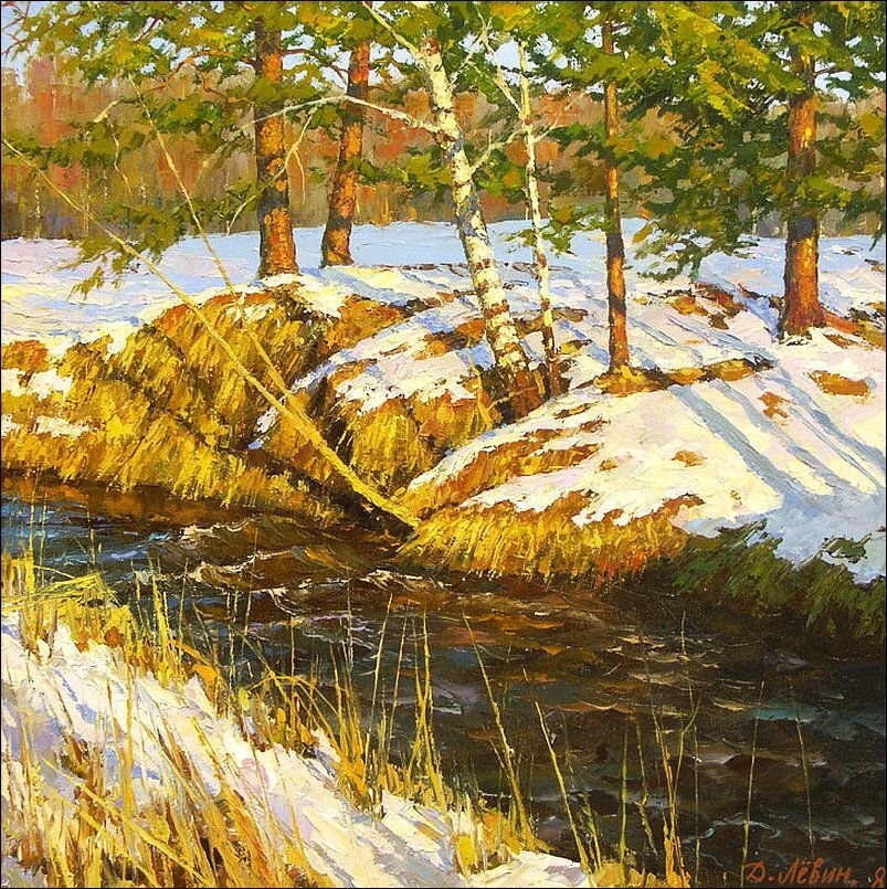Картины весеннее солнце