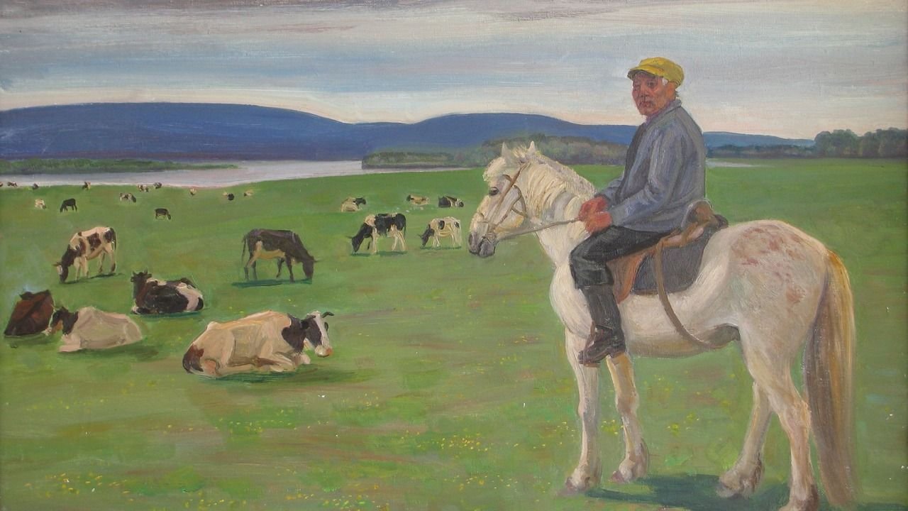 Адам Франц (1815-1886 Конюхи пастух