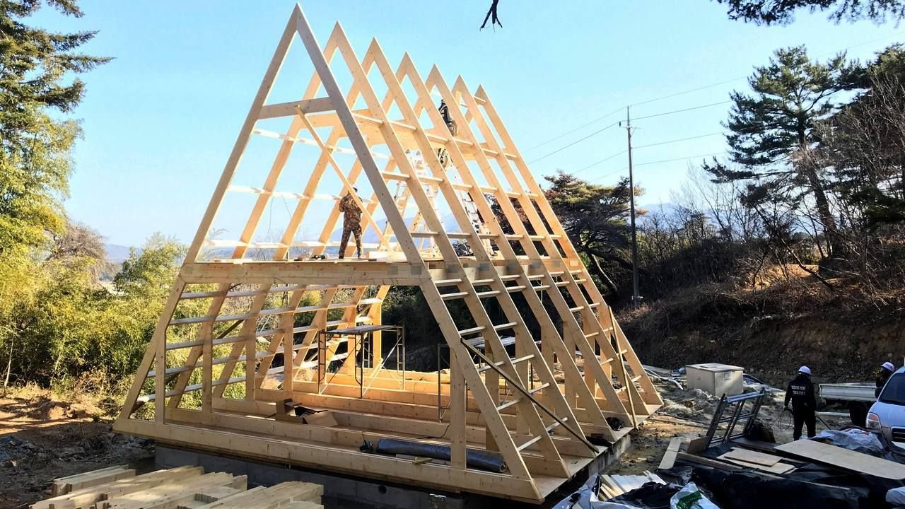 Каркас a frame House