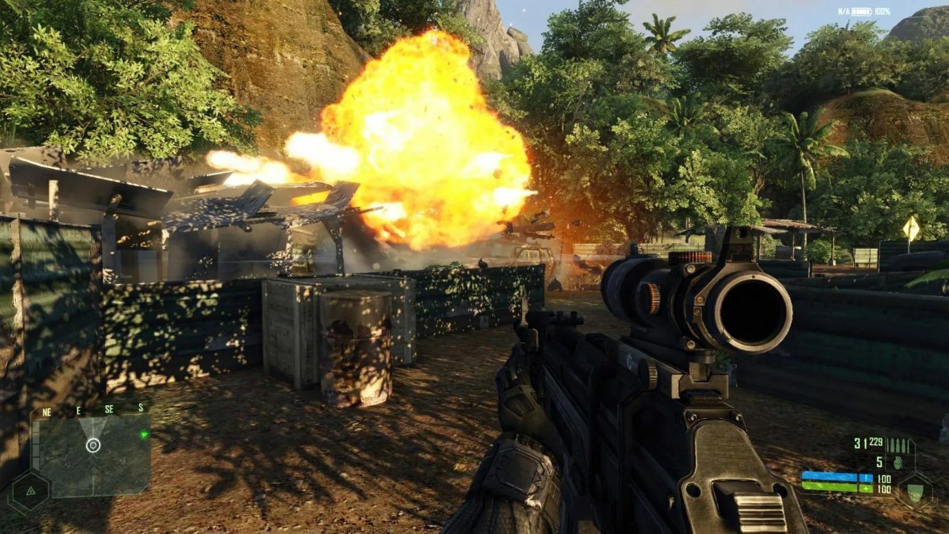 Игры для слабых компьютеров. Крайзис 1. Игра крайсис 1. Крайсис 2007. Crysis 1 2007.