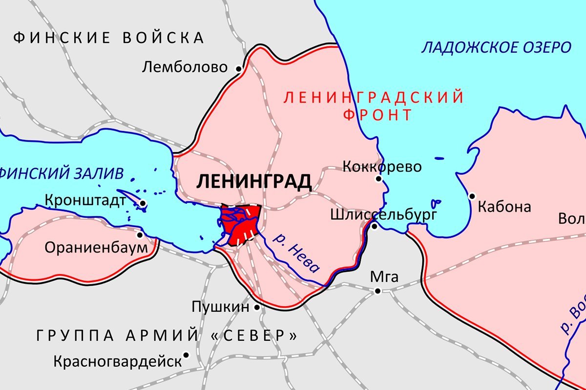 Ленинград город карта