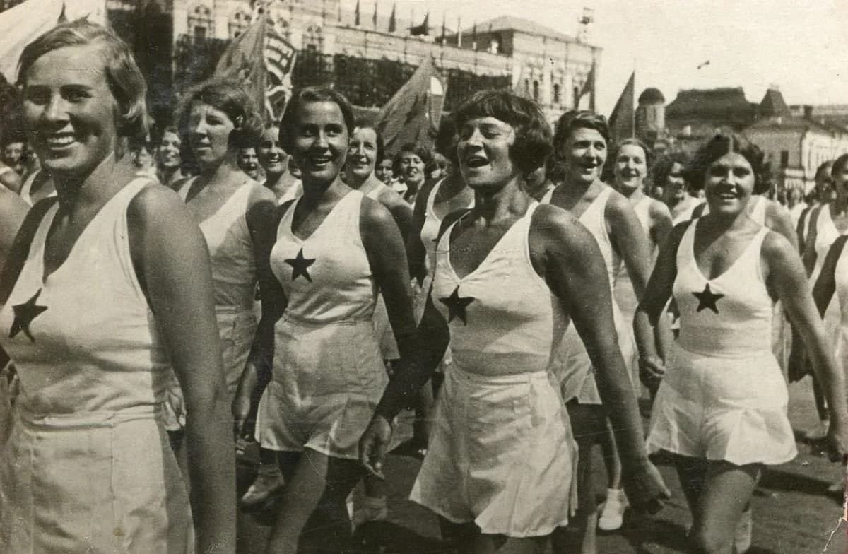 Парад физкультурников 1936