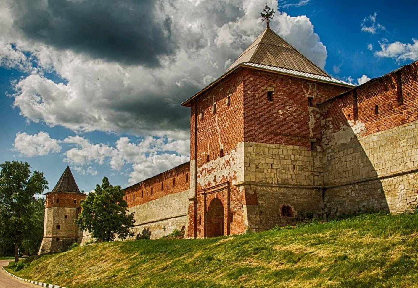 Крепость Зарайск с каменным Кремлем