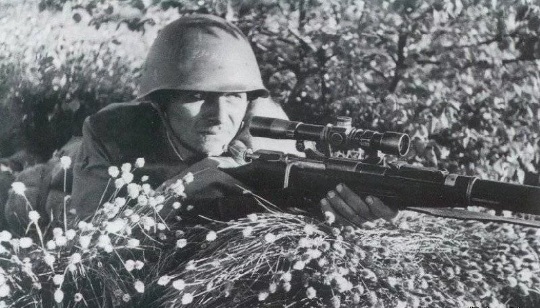 Фото солдат с винтовкой мосина