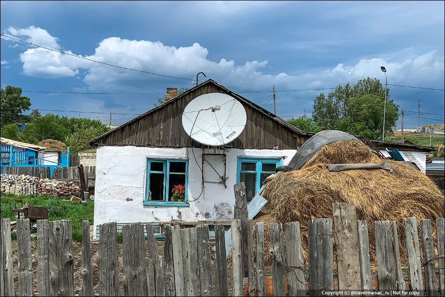 Деревня в казахстане