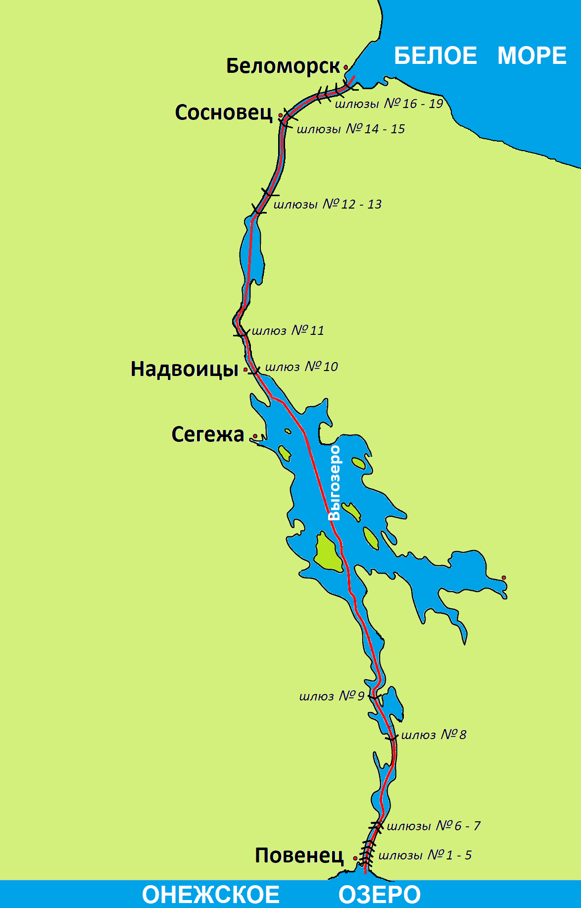 Где находится беломорканал. Беломоро-Балтийский канал на карте. Беломорско-Балтийский канал на карте России. Шлюзы на Беломоро-Балтийском канале. Схема Беломоро-Балтийского канала.
