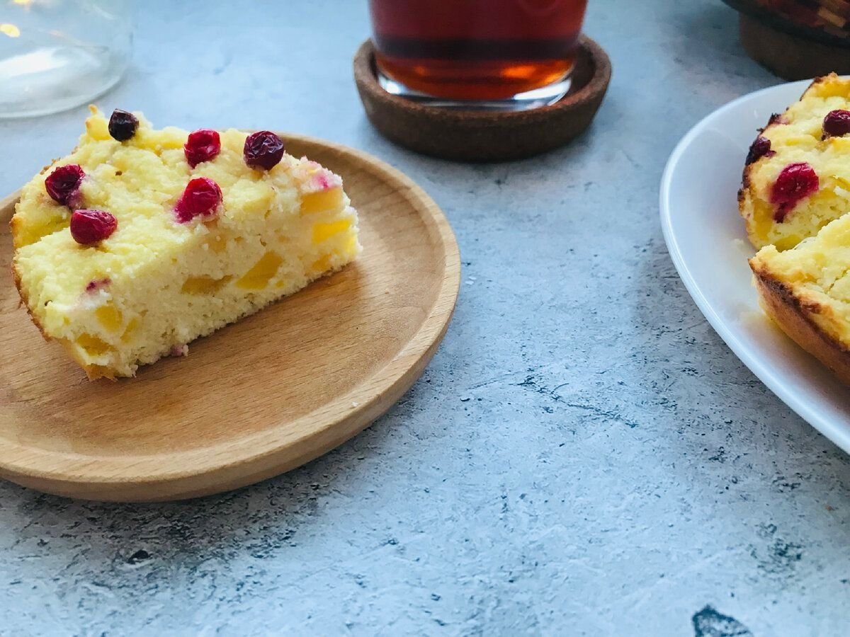 Пирог с яблоками без глютена