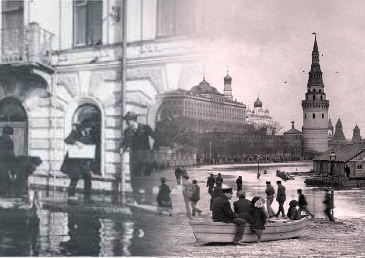 Наводнение в москве 1908 фото