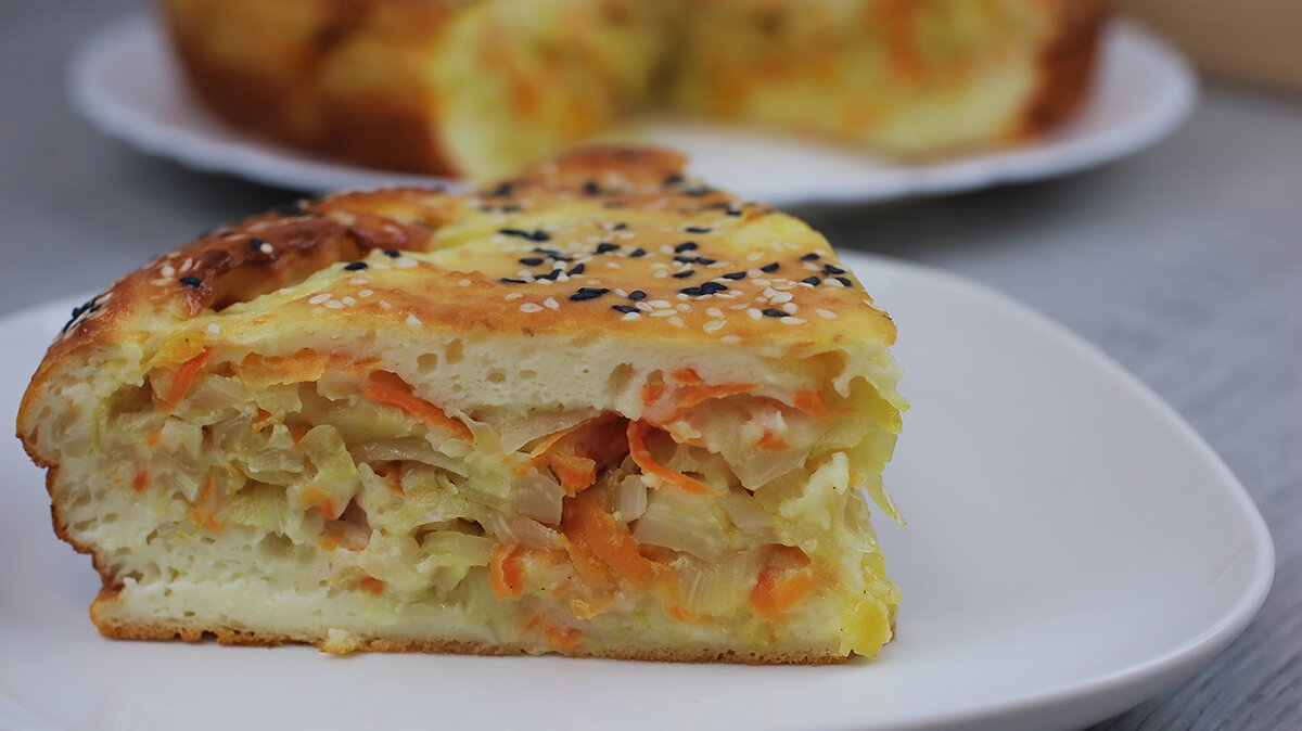 Капустная начинка для пирога заливного