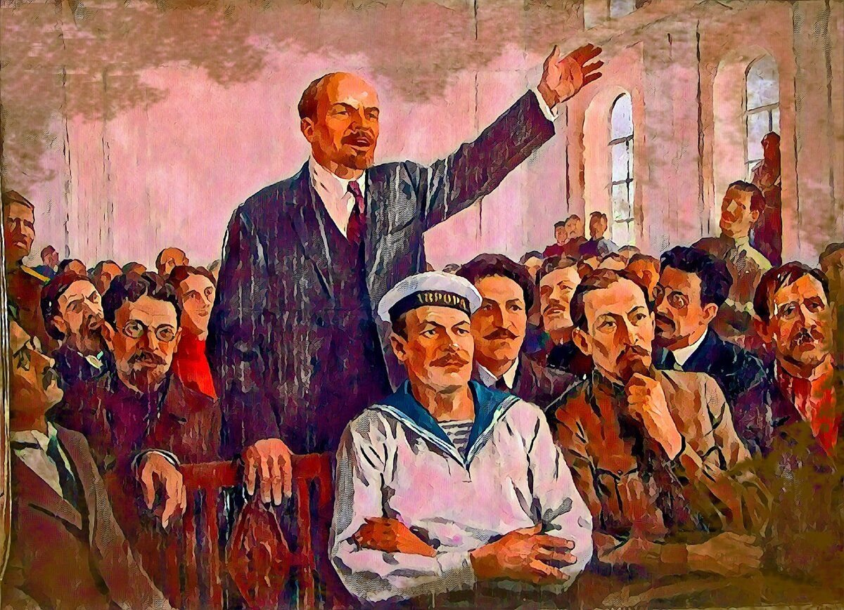 Кто писал картины с лениным