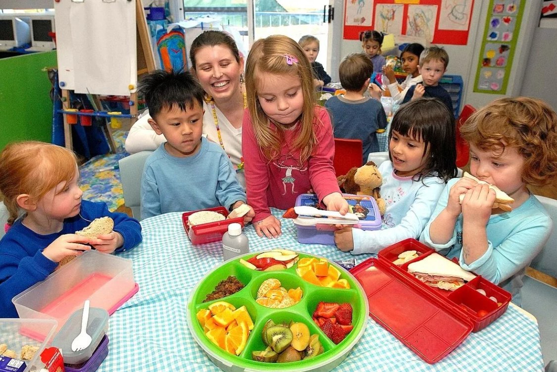 еда в детском саду фото