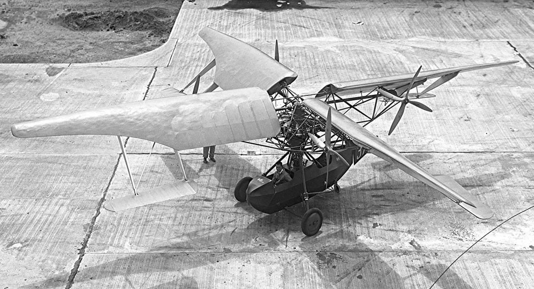 Экспериментальная гражданская авиация. Curtiss-Bleecker SX-5-1 Helicopter. Аэродром экспериментальной авиации.