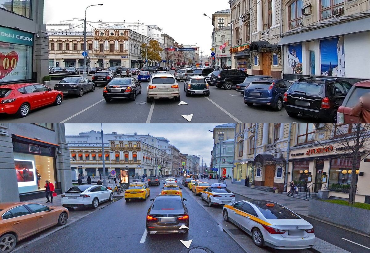 Москва при лужкове и собянине