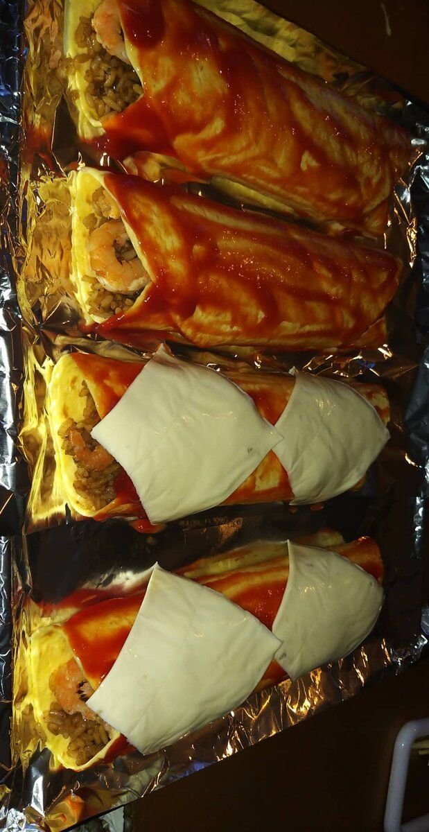 Получается необычное и вкусное блюдо