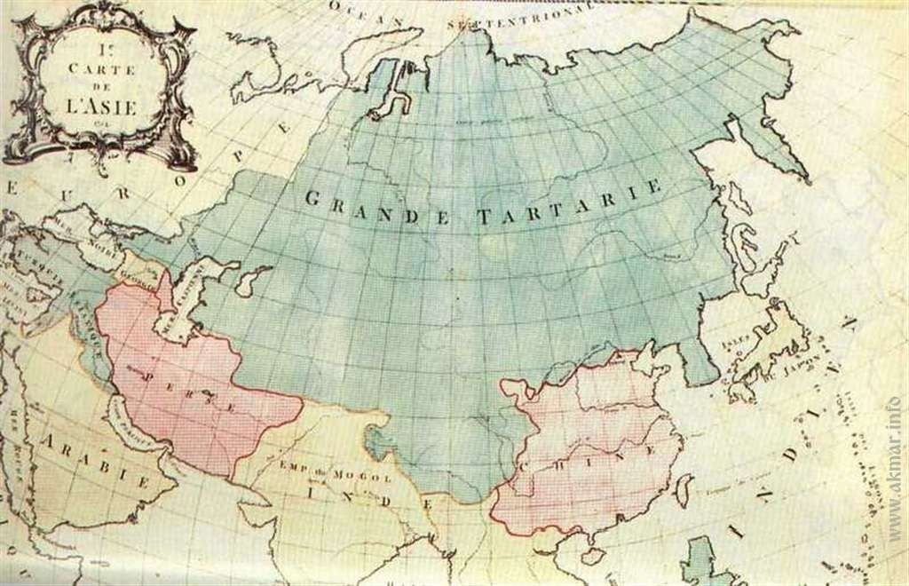 Карта древней тартарии