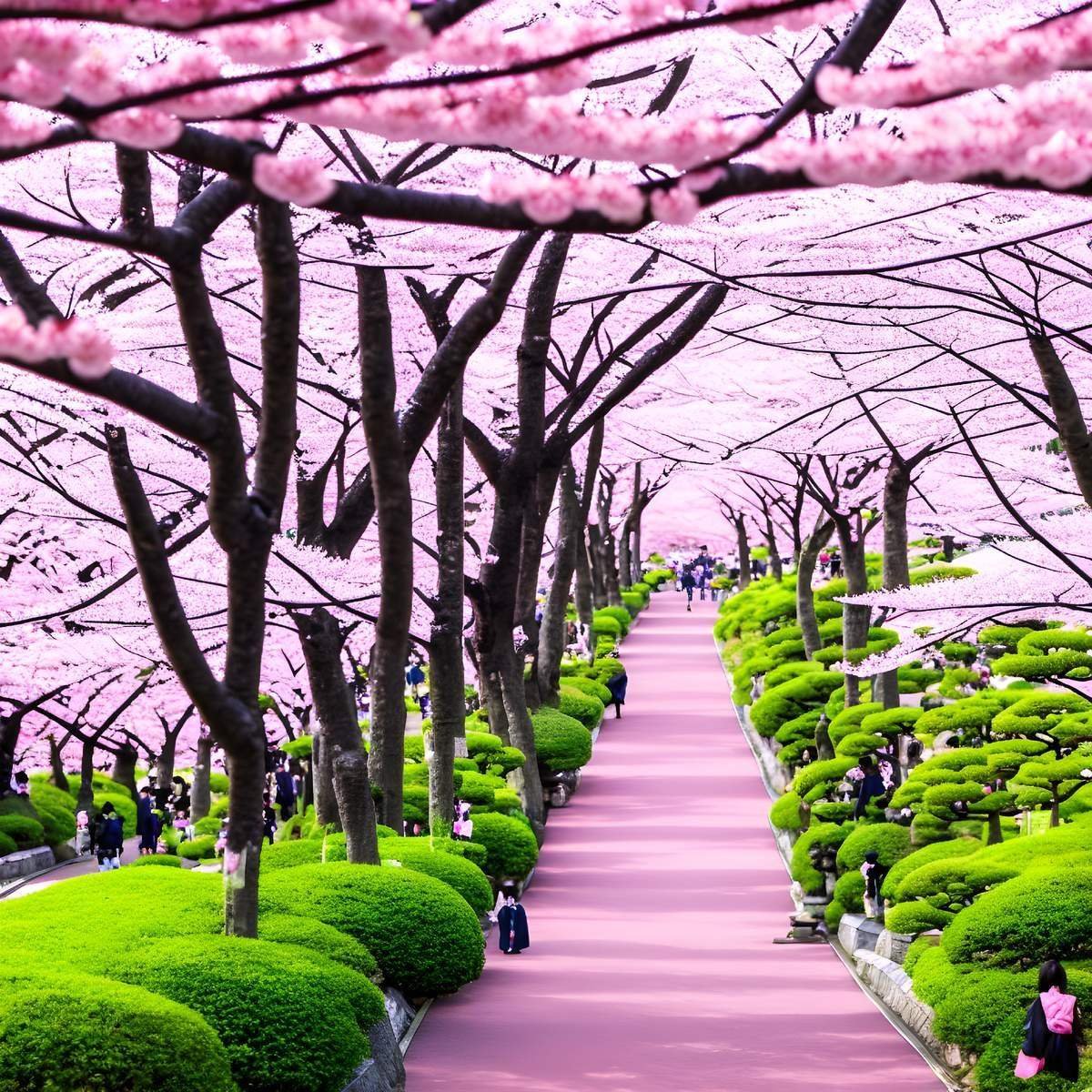 япония цветение кленов