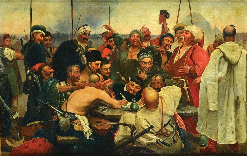 Картина репина украинка